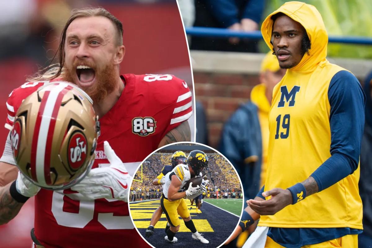 George Kittle taunts Michigan after Iowa upset with savage message