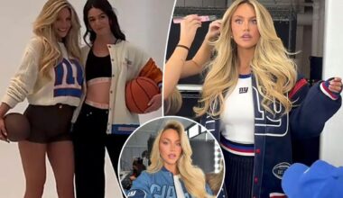 Jaxson Dart's girlfriend shares behind scenes of first modeling gig