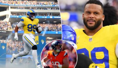Aaron Donald’s Rams honeymoon is over as Broncos, Bo Nix await in Denver