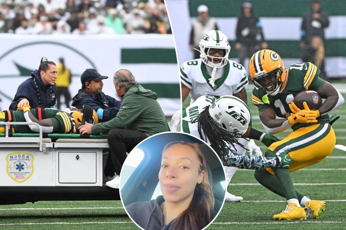 Packers' Jayden Reed's fiancée gives update after scary injury vs. Jets