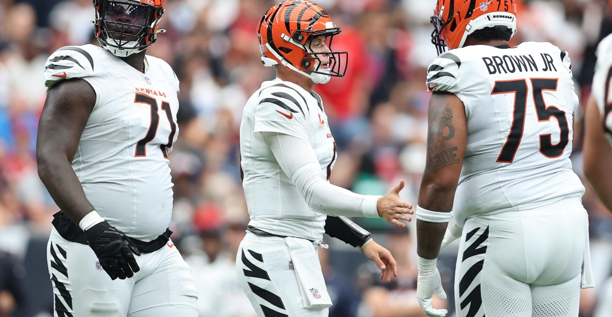 Joe Burrow defends Orlando Brown Jr. amid early-season struggles