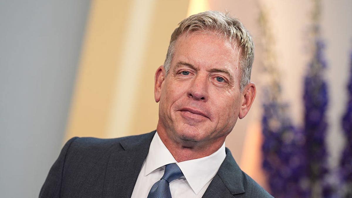 Troy Aikman attends the Disney Upfront at Jacob K. Javits Convention Center in New York City.