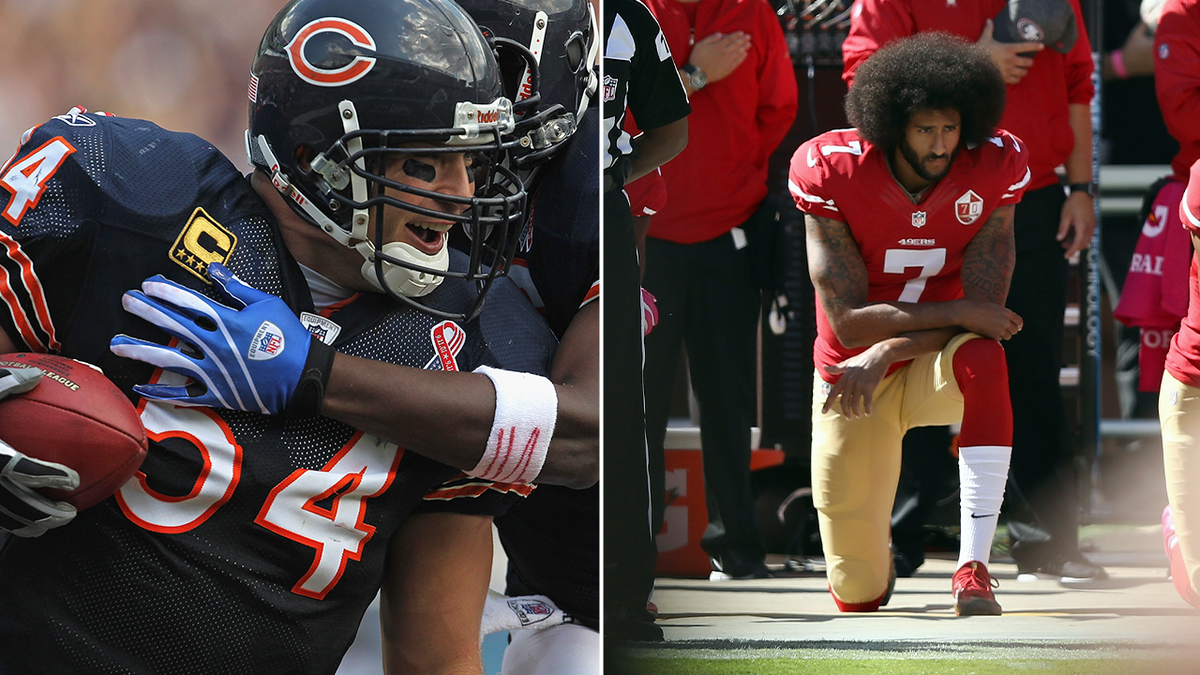 Brian Urlacher and Colin Kaepernick