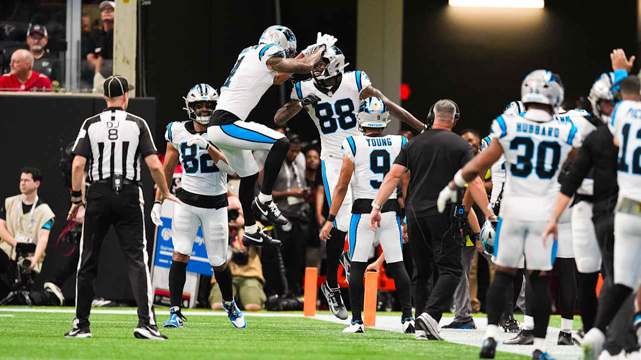 Panthers passing game dominates the deep game in Atlanta as Young and the receiving corps continue to gel