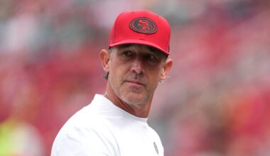 San Francisco 49ers head coach Kyle Shanahan