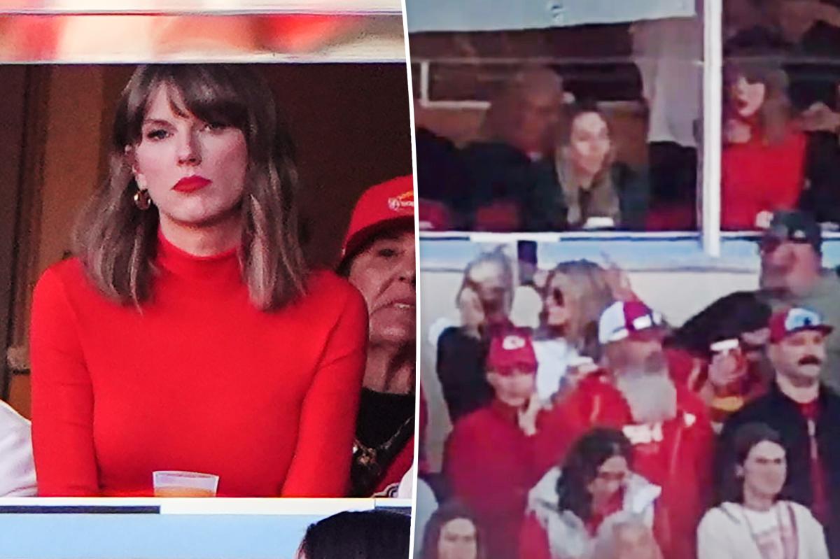 Taylor Swift calls out fan for filming her during Chiefs vs Chargers NFL game