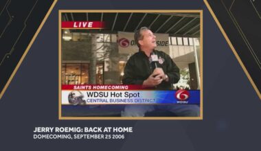 Back at Home: Jerry Roemig lost his home in Katrina. The Dome was his "other house"