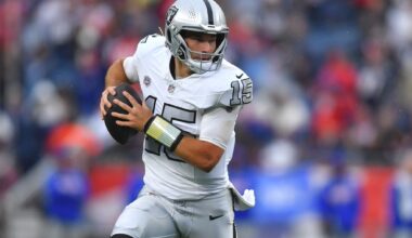 Fernando Mendoza makes NFL debut in Raiders' blowout loss to Patriots