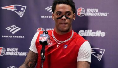 Patriots' A.J. Brown practices for 1st time since going on IR; Christian Gonzalez also back on field