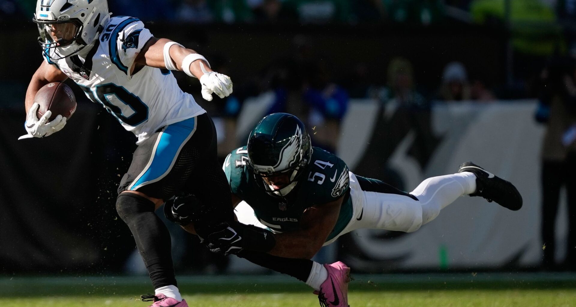 Bryce Young throws for 2 TDs, leads Panthers to win over Eagles