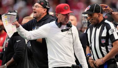 Banged-up 49ers limp into their bye week after a 29-20 loss to the Falcons