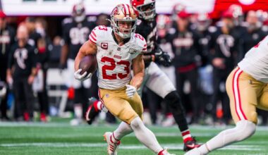 49ers’ Christian McCaffrey has hamstring strain. Can he return Week 9?