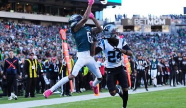 Eagles short-handed vs Dallas as DeVonta Smith sits again with a hamstring injury