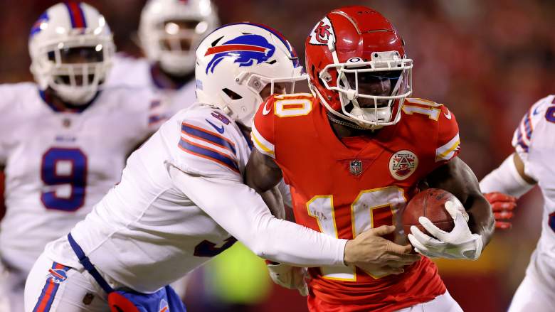 Tyreek Hill wide receiver Kansas City Chiefs