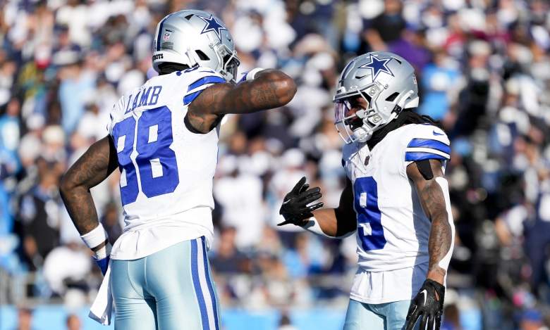 Dallas Cowboys WRs CeeDee Lamb and KaVonte Turpin