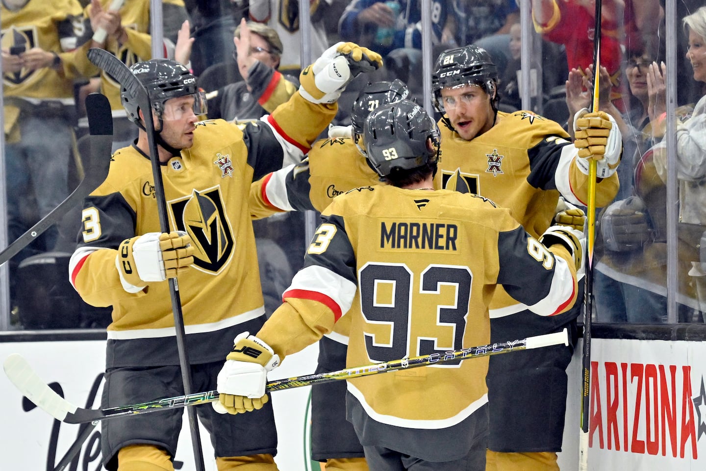 The Golden Knights defeated the Maple Leafs on Oct. 8, but for the first time in Vegas franchise history, the home game was not a sellout.