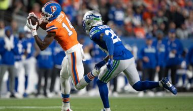 Courtland Sutton, Jaylen Waddle struggling to get involved