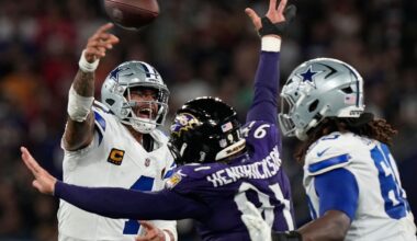 Ravens' Trey Hendrickson to miss game against Titans after having a procedure on his finger :: WRAL.com