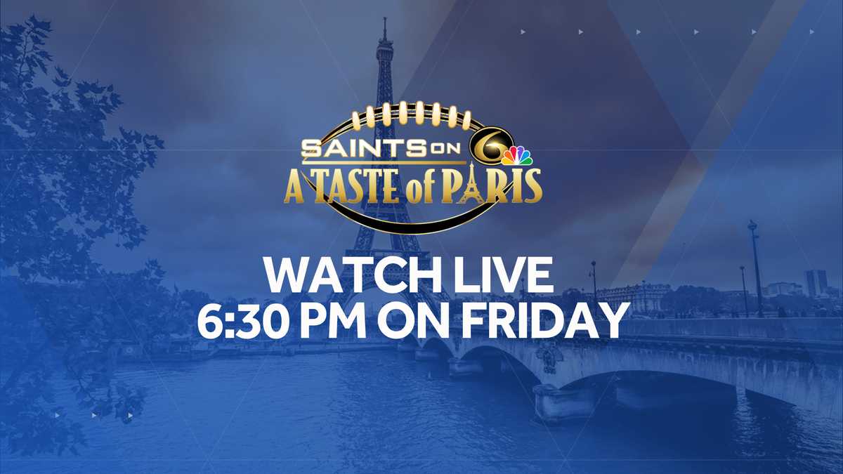 Watch live: WDSU sports special on Saints in Paris