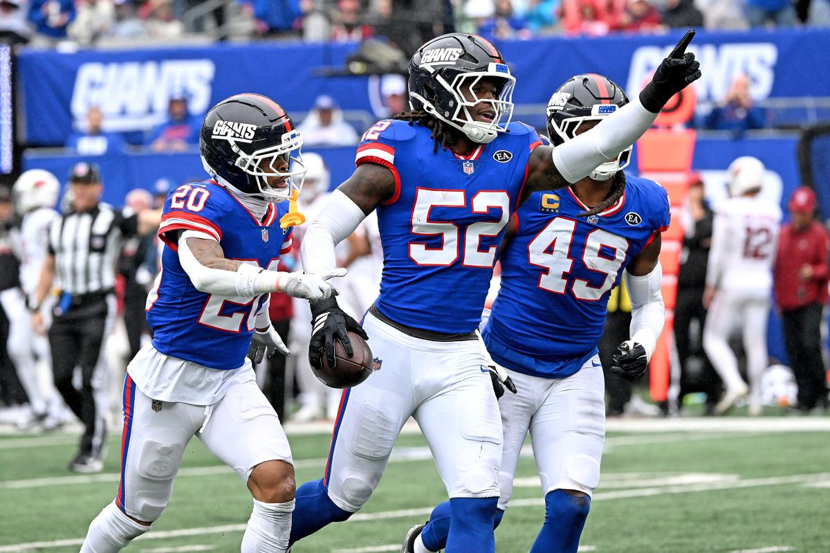 Giants using their underdog 'humbling' as fuel for pivotal Commanders clash