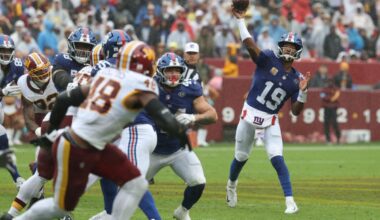 Giants vs. Commanders live updates: NFL Week 5 scores, news and highlights