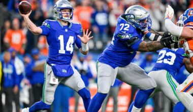 Mike Macdonald sticking with Sam Darnold as Seahawks starting quarterback