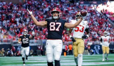 Falcons snap counts from a triumph over the 49ers in Week 7