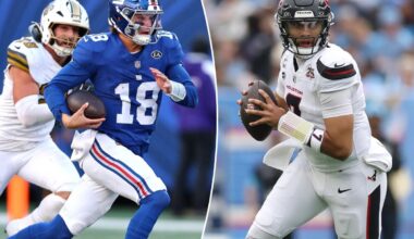 Giants vs. Texans live updates: J.J. McCarthy makes first start for Big Blue