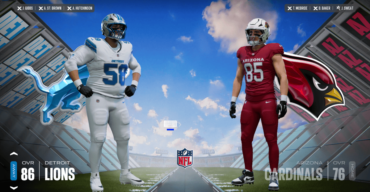 Detroit Lions vs. Arizona Cardinals Week 5 preview: Madden 27 simulation
