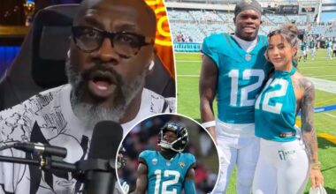 Shannon Sharpe fires back at Jaguars star Travis Hunter’s wife after 'two way' shade