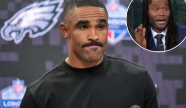 Michael Robinson apologizes for Jalen Hurts blood-clot comments