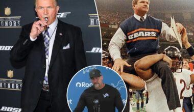 Lions coach shares touching memory of Mike Ditka after Bears legend's death