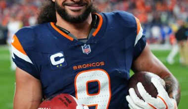 Broncos safety Talanoa Hufanga’s ball-machine grind pays off with pair of picks in win over Rams