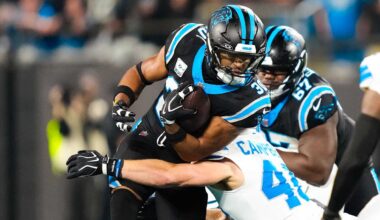 For Chuba Hubbard and the run game, Sunday night's win was about "attitude"
