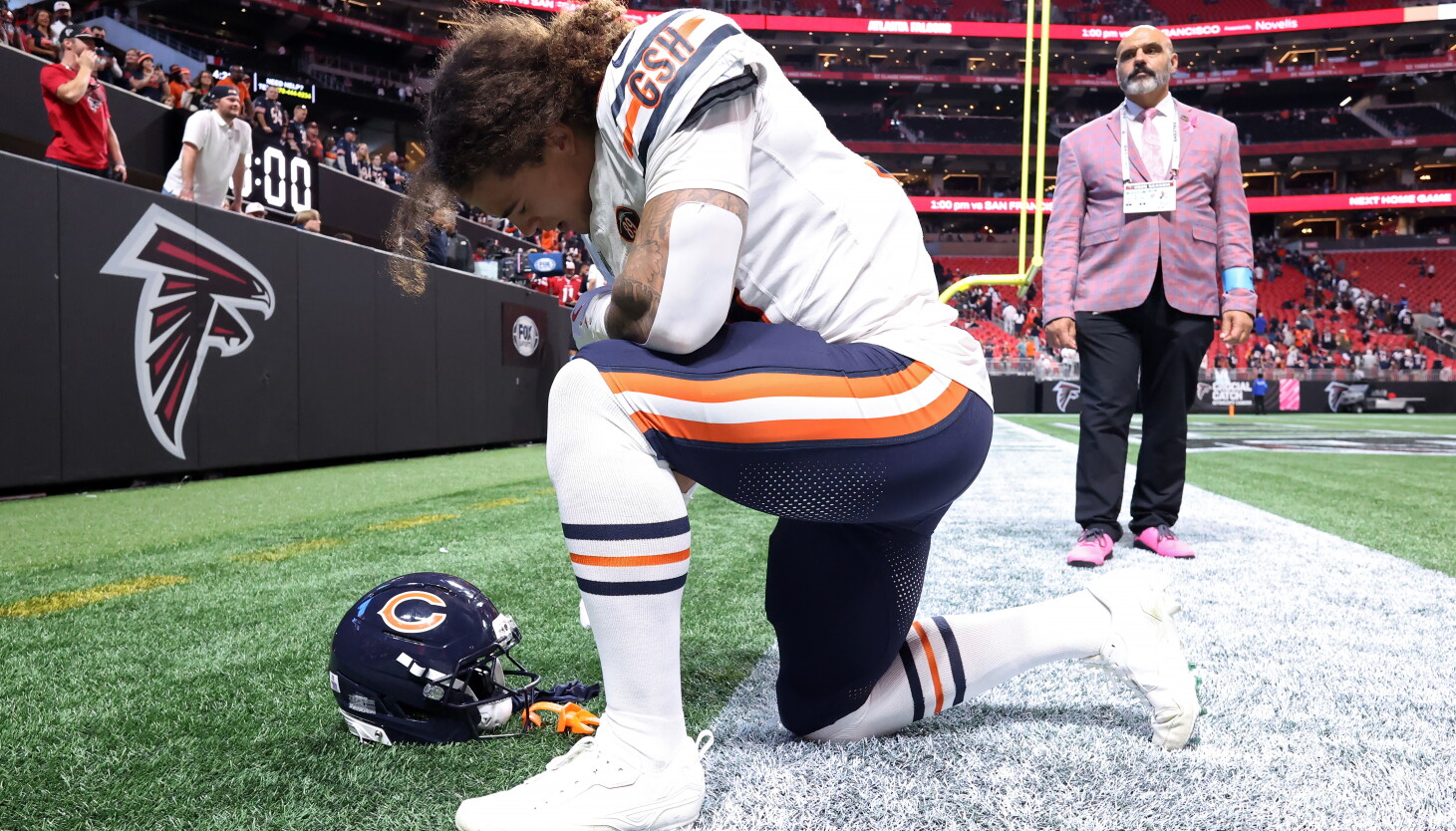 Bears practice report: RB Kyle Monangai still out
