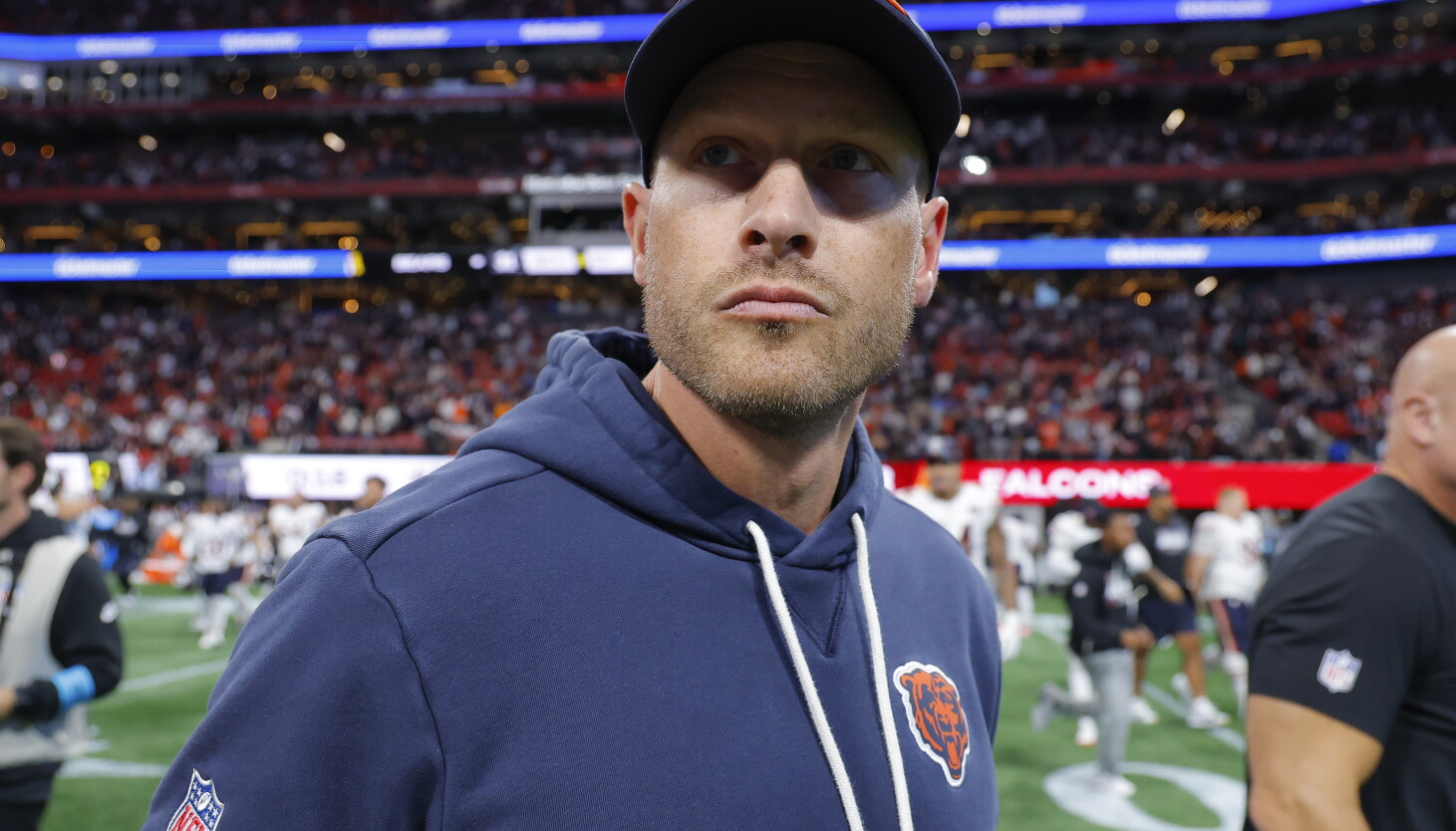 Bears notebook: Coach Ben Johnson won't do anything 'rash' in response to pile of penalties vs. Falcons