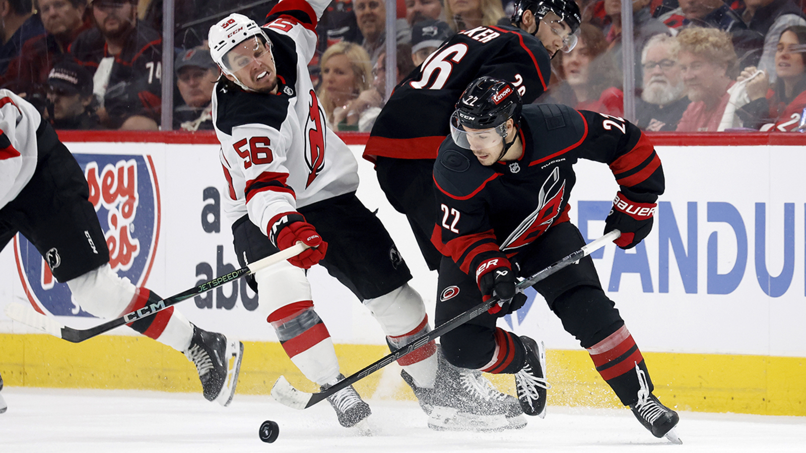 NHL playoffs | Hurricanes, Devils take wild Game 5 into overtime