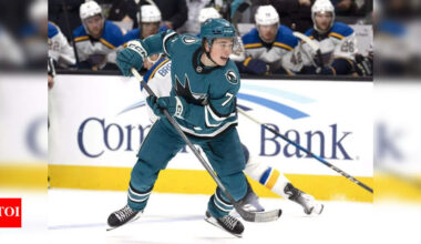 San Jose Sharks become first team eliminated from 2025 Stanley Cup Playoff contention after tough season | NHL News