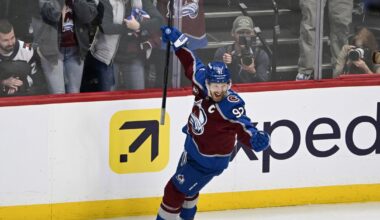 Landeskog scores & Avalanche pulverize the Stars to even the series