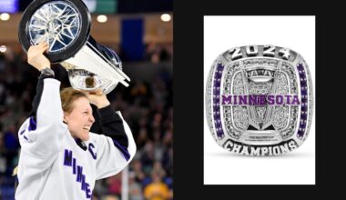 Minnesota Frost receive inaugural PWHL Walter Cup championship rings
