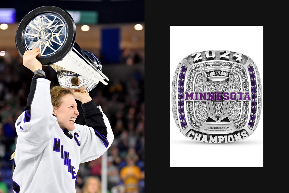 Minnesota Frost receive inaugural PWHL Walter Cup championship rings