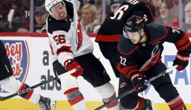 Aho's blast pushes Hurricanes past Devils 5-4 in double OT to advance in Stanley Cup Playoffs | NHL