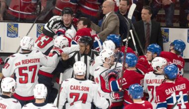 Habs-Caps brawl on bench; Grand Rapids to face Texas in playoffs