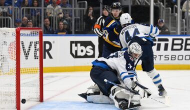 NHL playoffs winners, losers include Connor Hellebuyck's struggles