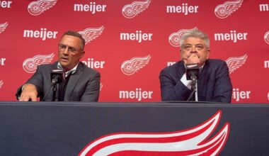 Steve Yzerman addresses comments by Detroit Red Wings' Dylan Larkin
