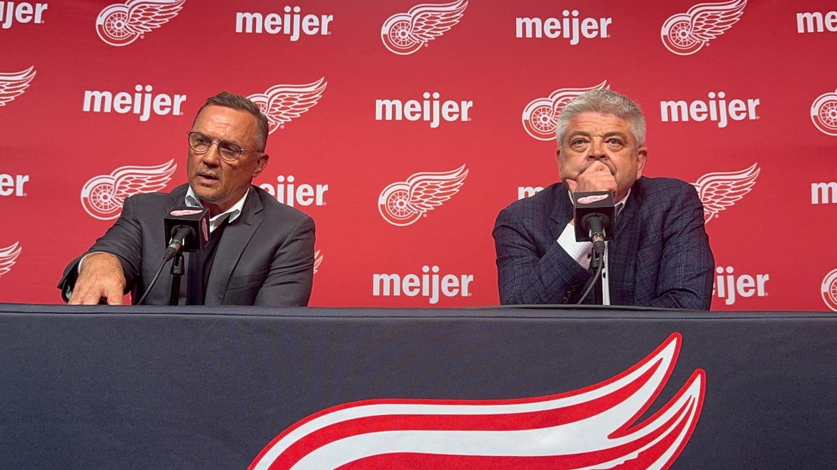 Steve Yzerman addresses comments by Detroit Red Wings' Dylan Larkin