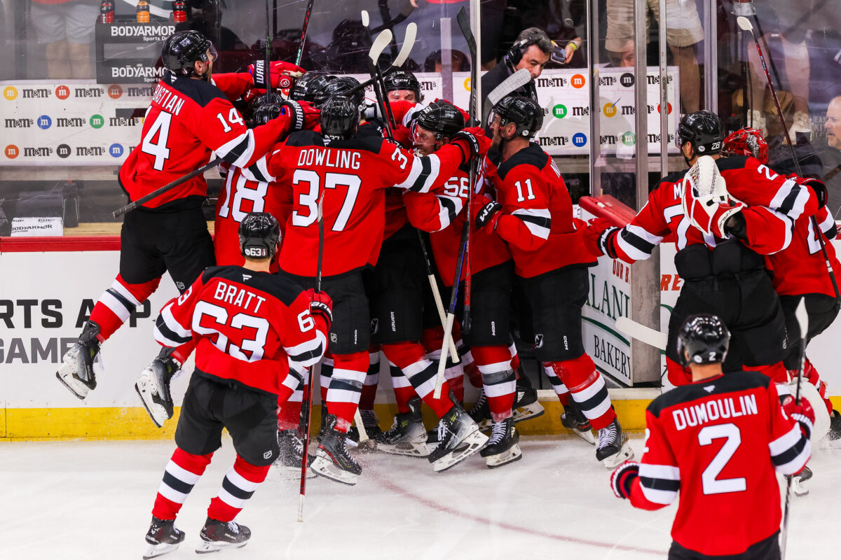 New Jersey Devils Celebrate