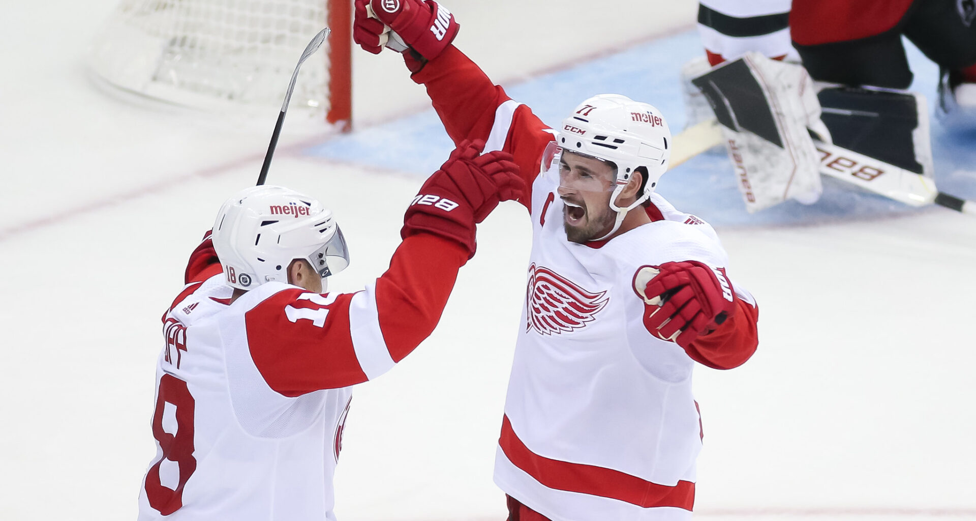 Dylan Larkin Andrew Copp Detroit Red Wings
