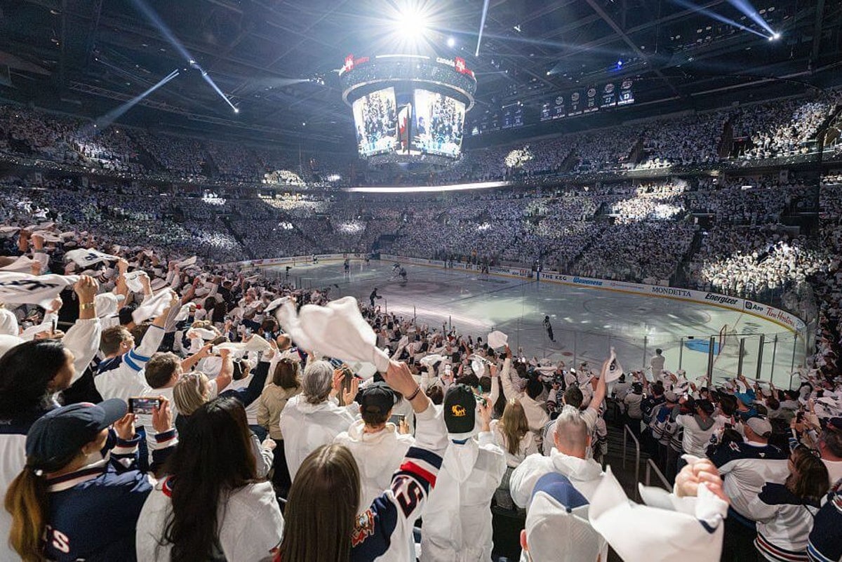 Why are some NHL playoff games being called from an off-site broadcast studio?