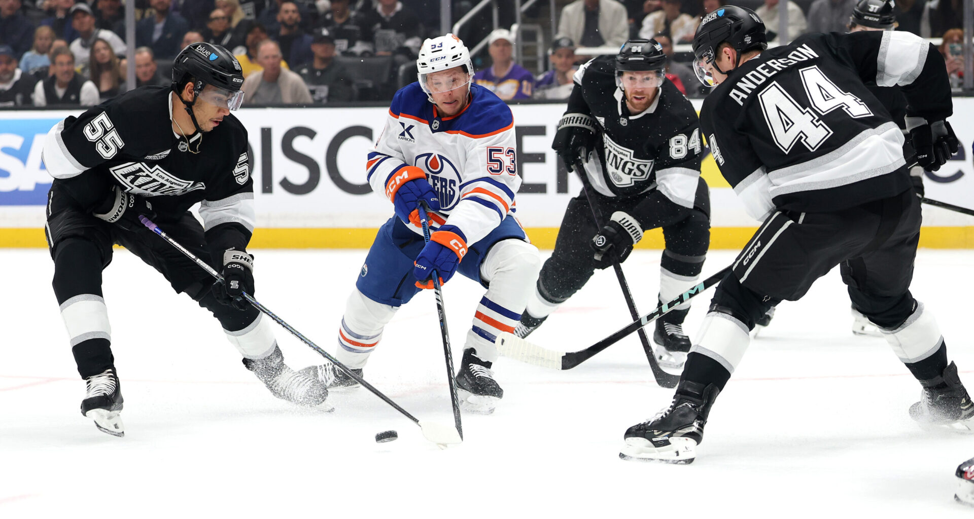 Projected Lineups for the Kings vs Oilers - 4/27/25 - The Hockey Writers - Projected Lineups
